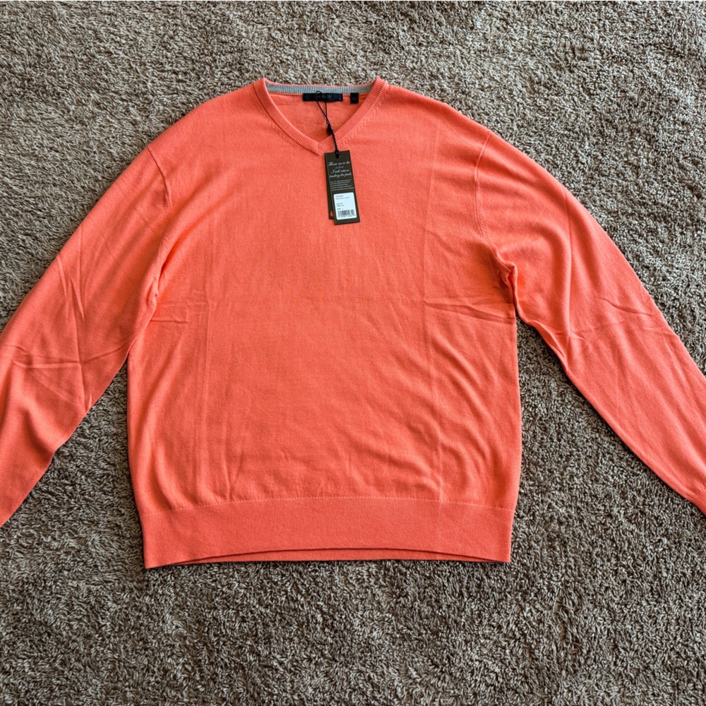 Greyson Cheyenne V Neck - Coral - Size L